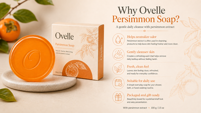 Japanese Handmade Persimmon Deodorizing Soap